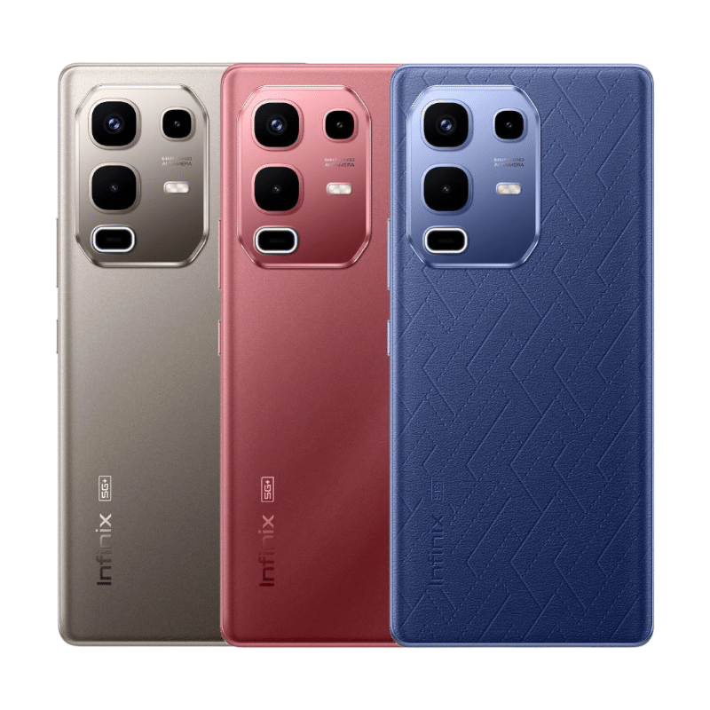 Vista trasera del Infinix Note 50s 5G con cámara de 108 MP