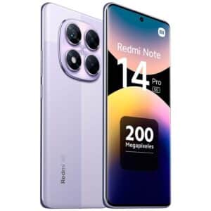 redmi note 14 pro 5g lavanda de lado