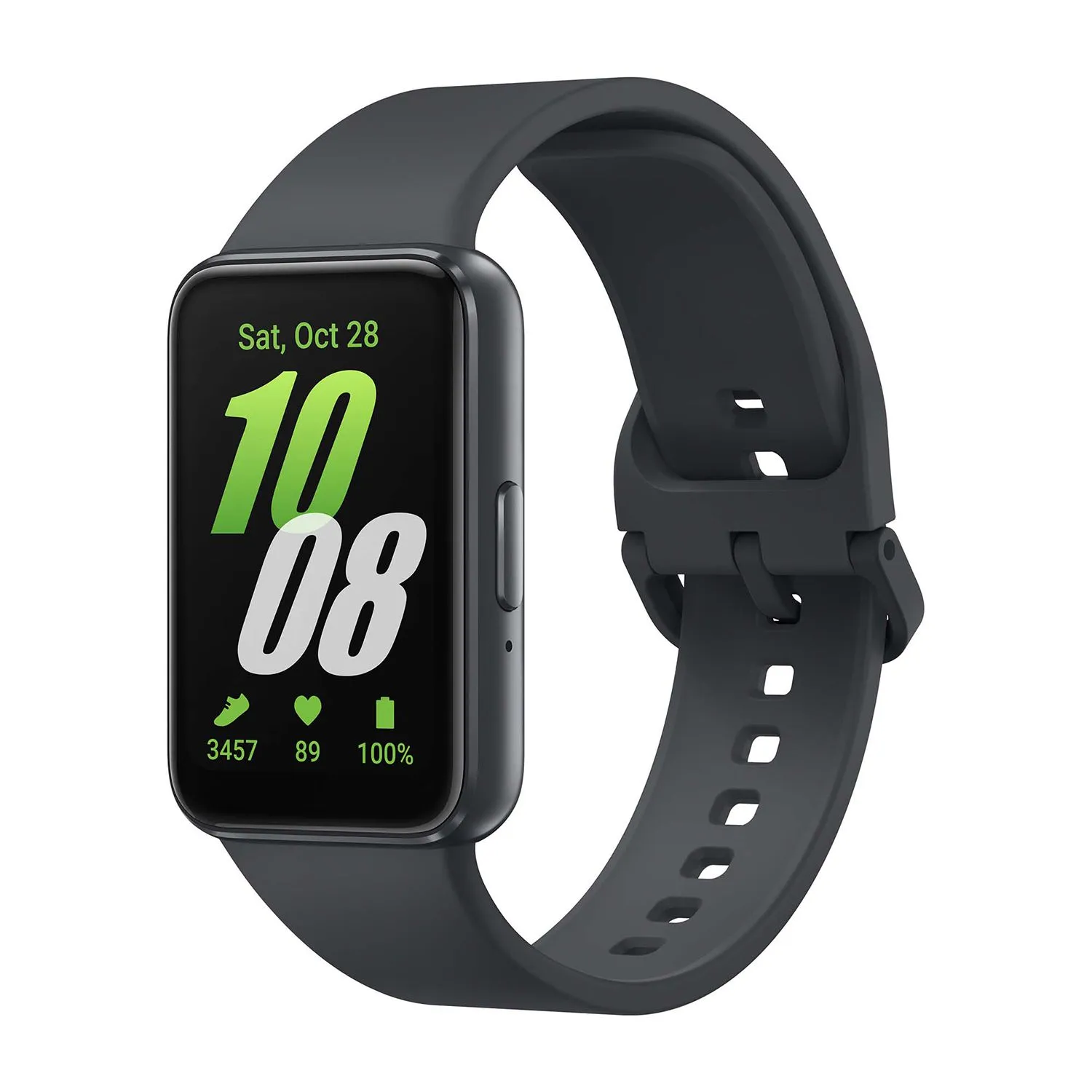 Samsung Galaxy Fit 3 negro — vista lateral izquierda