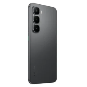 Infinix Hot 60 Pro Plus Negro Elegante vista trasera lateral