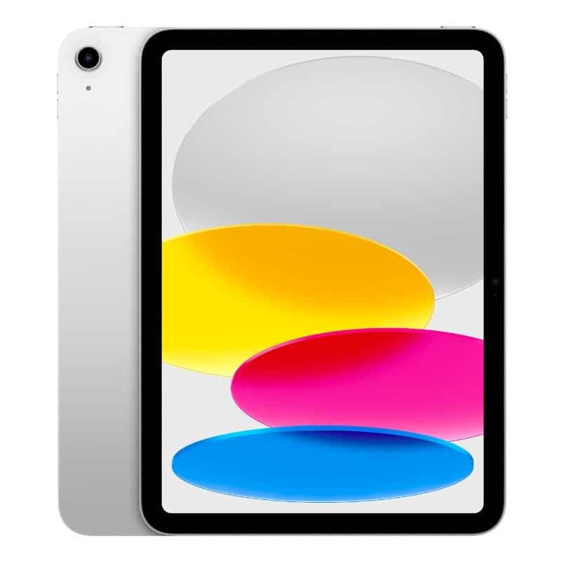 iPad a16 11ª generación en color plata con diseño de aluminio y chip A16 Bionic