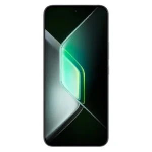 Vista frontal del Infinix GT 30 Pro 5G en color Llamarada Oscura