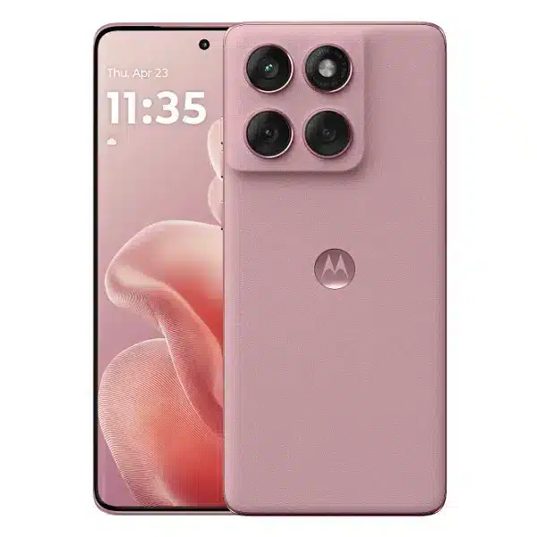 motorola edge 60 fusion color rosado elegante con acabado brillante