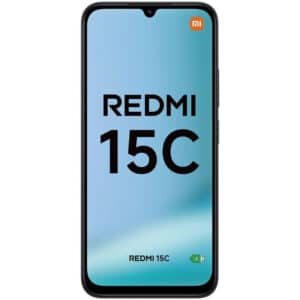 Xiaomi Redmi 15C Negro Ocaso vista frontal