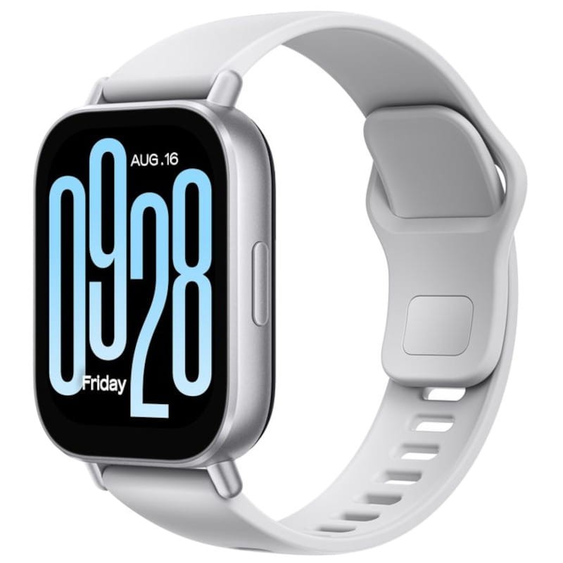 Xiaomi Redmi Watch 5 Active color plata vista lateral izquierda