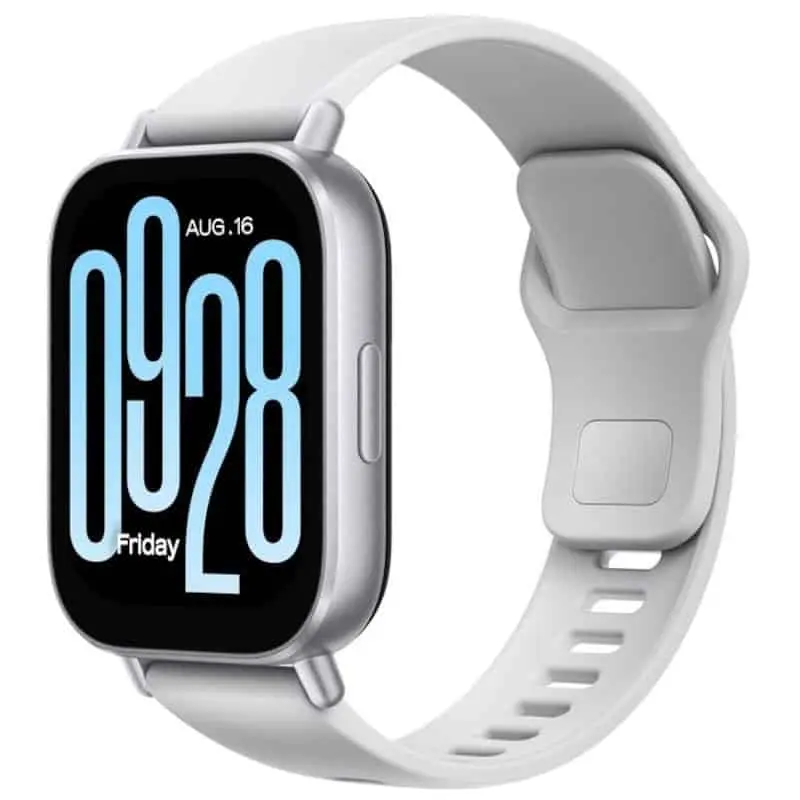 Xiaomi Redmi Watch 5 Active color plata vista lateral izquierda