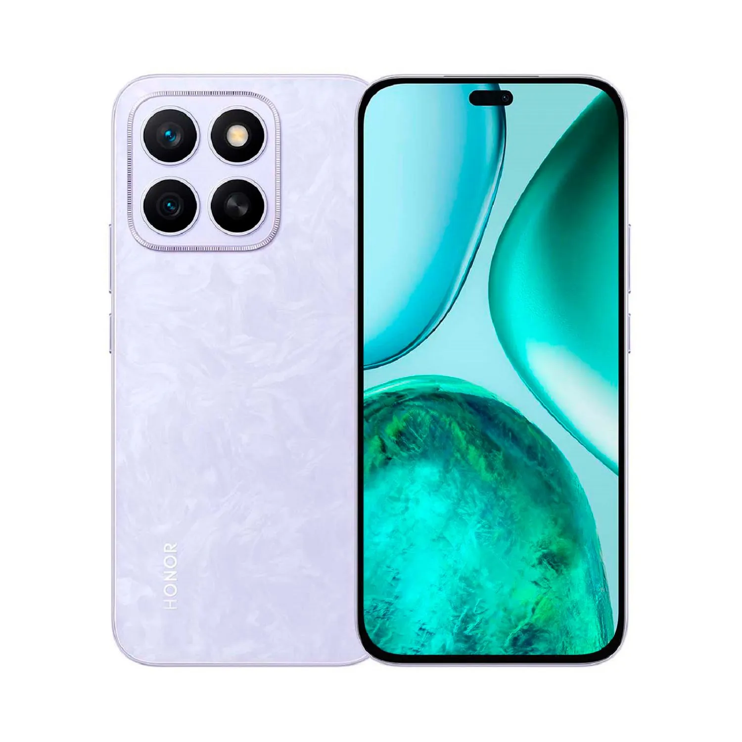 Honor X8c morado vista frontal