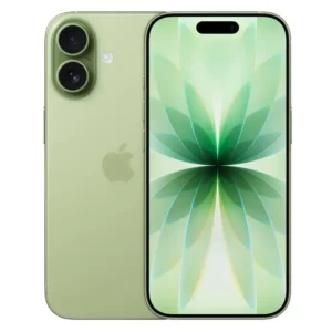 iPhone 17 color salvia – smartphone con pantalla OLED y diseño natural