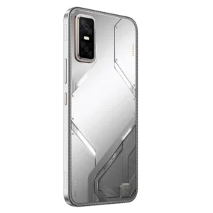 Infinix GT 30 5G blanco vista en ángulo